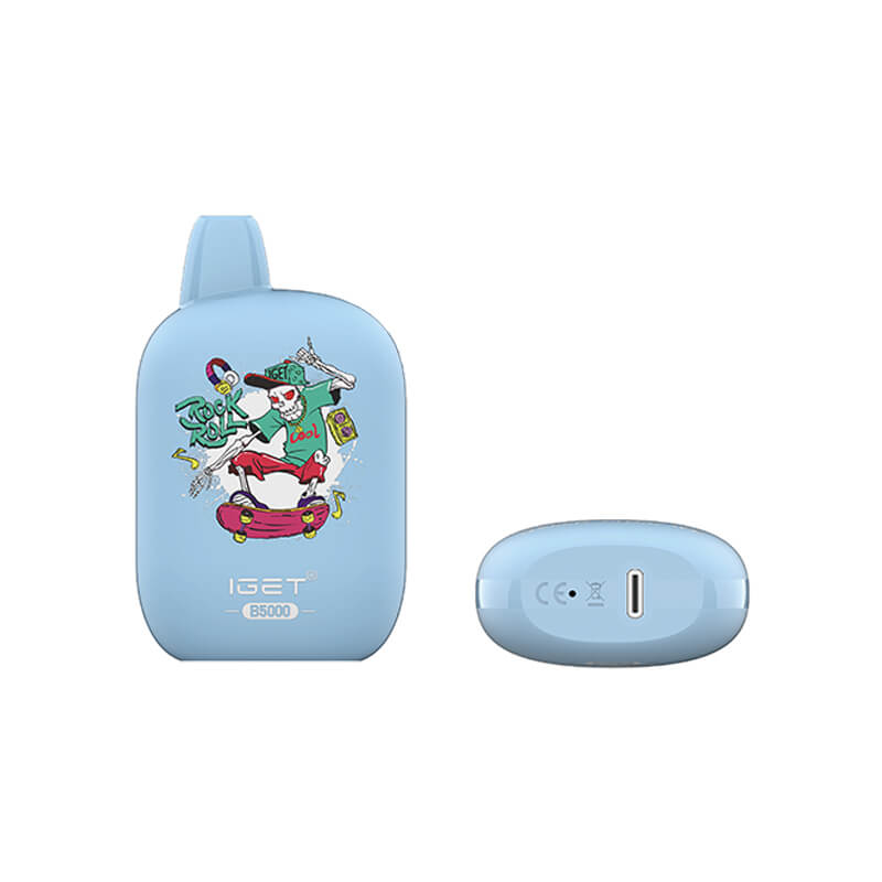 IGET B5000 Vape Green Plum Ice IGET Vape New Zealand